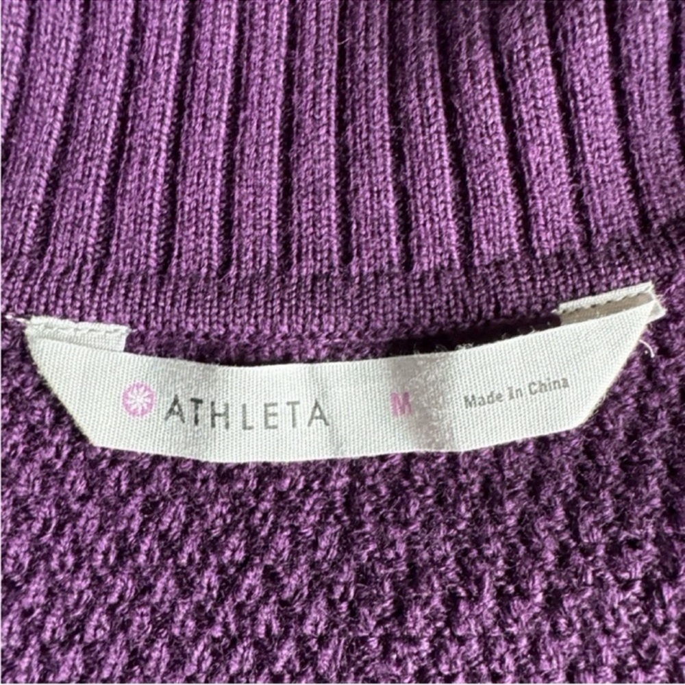 ATHLETA V-Neck Long Sleeve Sweater Dress, No Pockets, Not Lined, Size M. - Picture 7 of 11